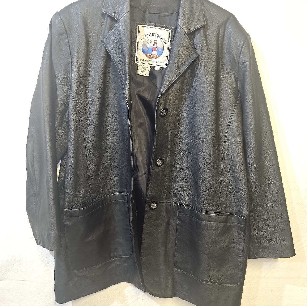 Classic Elements Midnight Leather Jacket - image 3